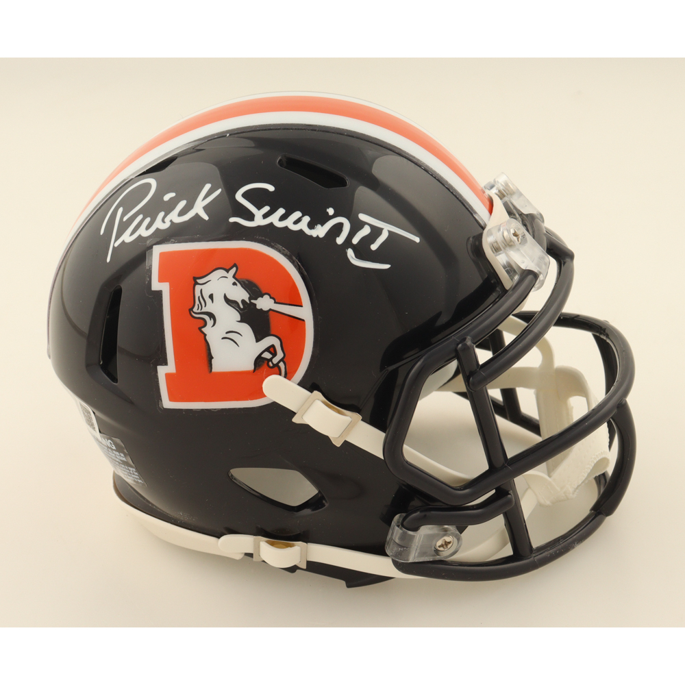 Patrick Surtain II Signed Broncos Throwback Speed Mini Helmet (Beckett) at PristineAuction.com