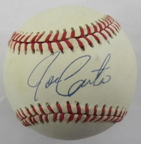 Joe Carter Signed OAL Baseball (JSA) at PristineAuction.com Joe Carter Signed OAL Baseball (JSA) at PristineAuction.com