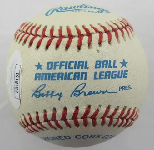 Joe Carter Signed OAL Baseball (JSA) at PristineAuction.com Joe Carter Signed OAL Baseball (JSA) at PristineAuction.com