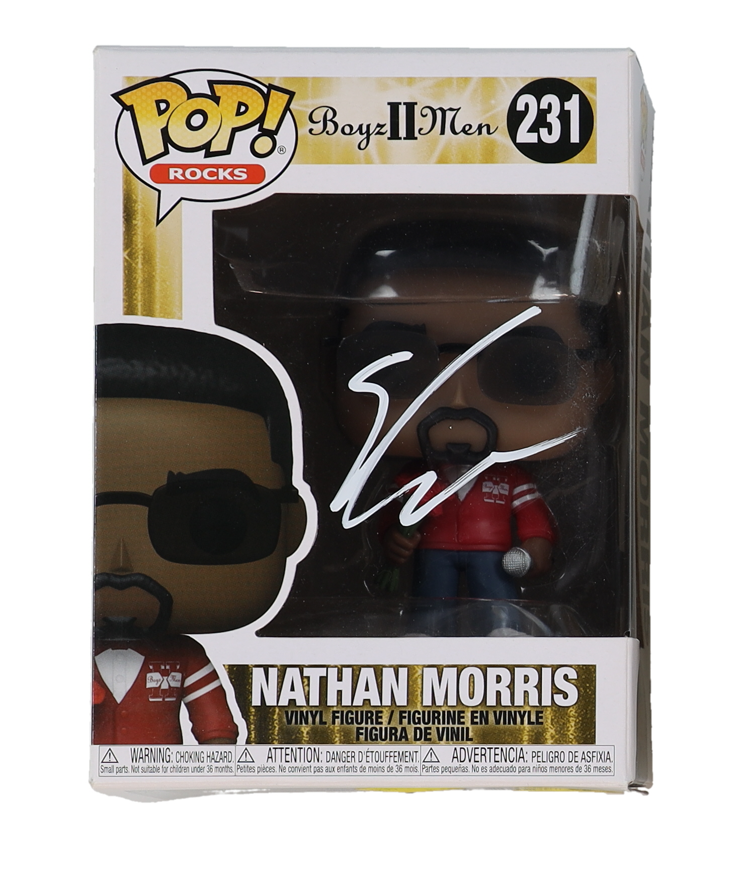 Nathan Morris Signed "Boyz II Men" #231 Funko Pop! Vinyl Figure (Beckett) at PristineAuction.com Nathan Morris Signed "Boyz II Men" #231 Funko Pop! Vinyl Figure (Beckett) at PristineAuction.com