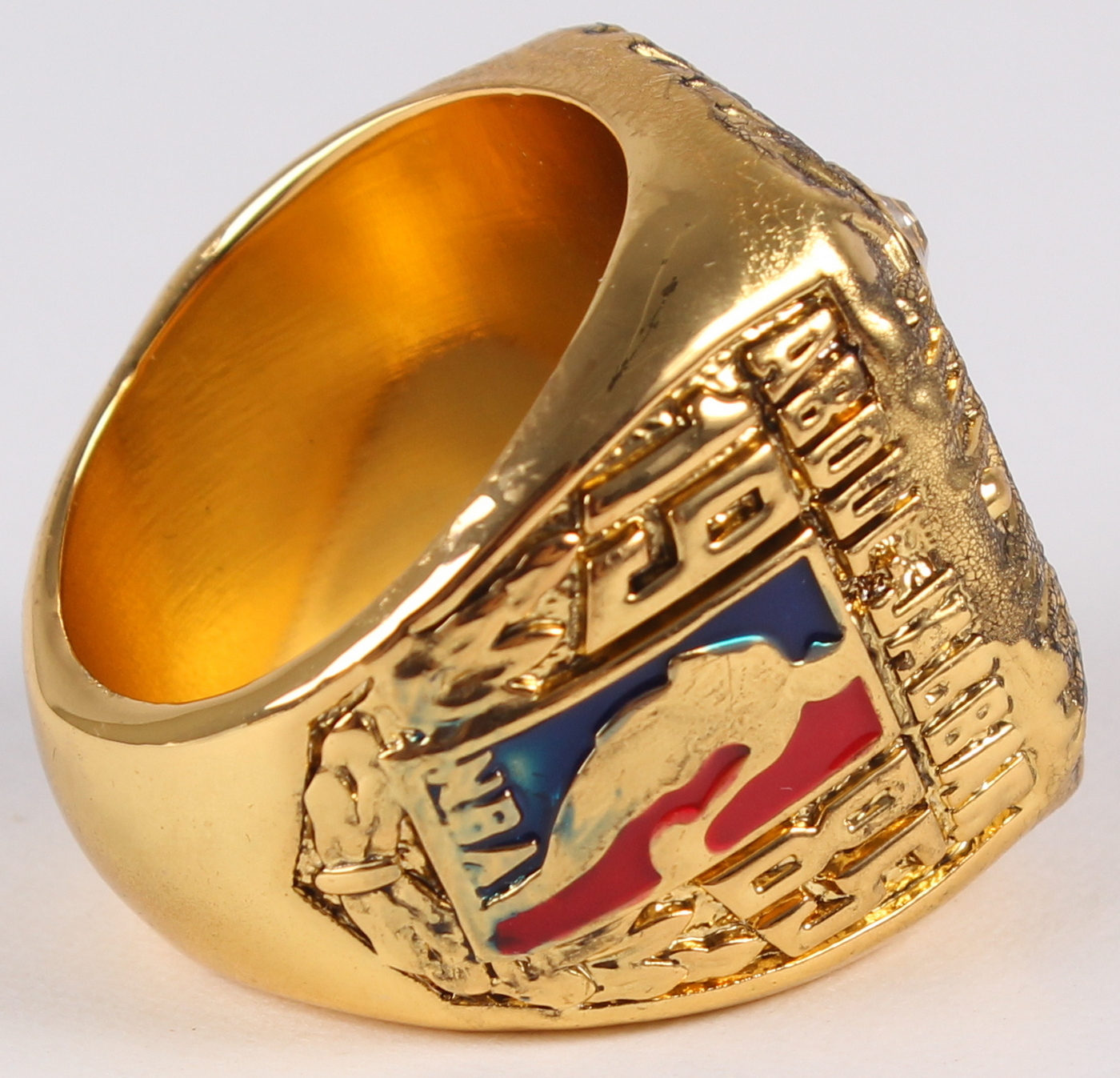Kareem Abdul-Jabbar Los Angeles Lakers High Quality Replica 1985 NBA Finals World Championship Ring at PristineAuction.com Kareem Abdul-Jabbar Los Angeles Lakers High Quality Replica 1985 NBA Finals World Championship Ring at PristineAuction.com