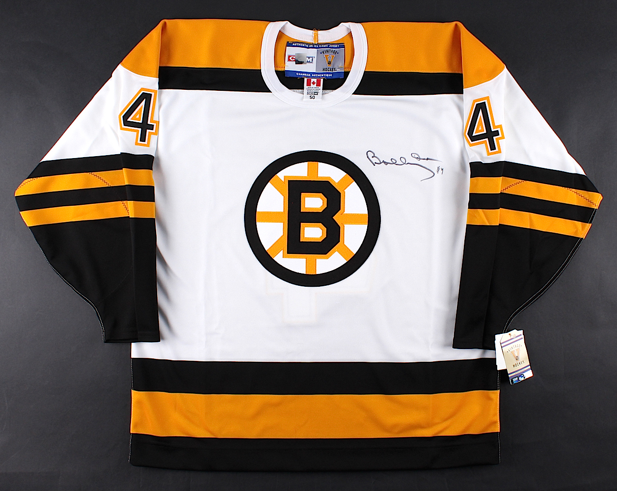 Bobby Orr Signed Authentic CCM Bruins On-Ice Game Jersey (Orr COA) at PristineAuction.com Bobby Orr Signed Authentic CCM Bruins On-Ice Game Jersey (Orr COA) at PristineAuction.com