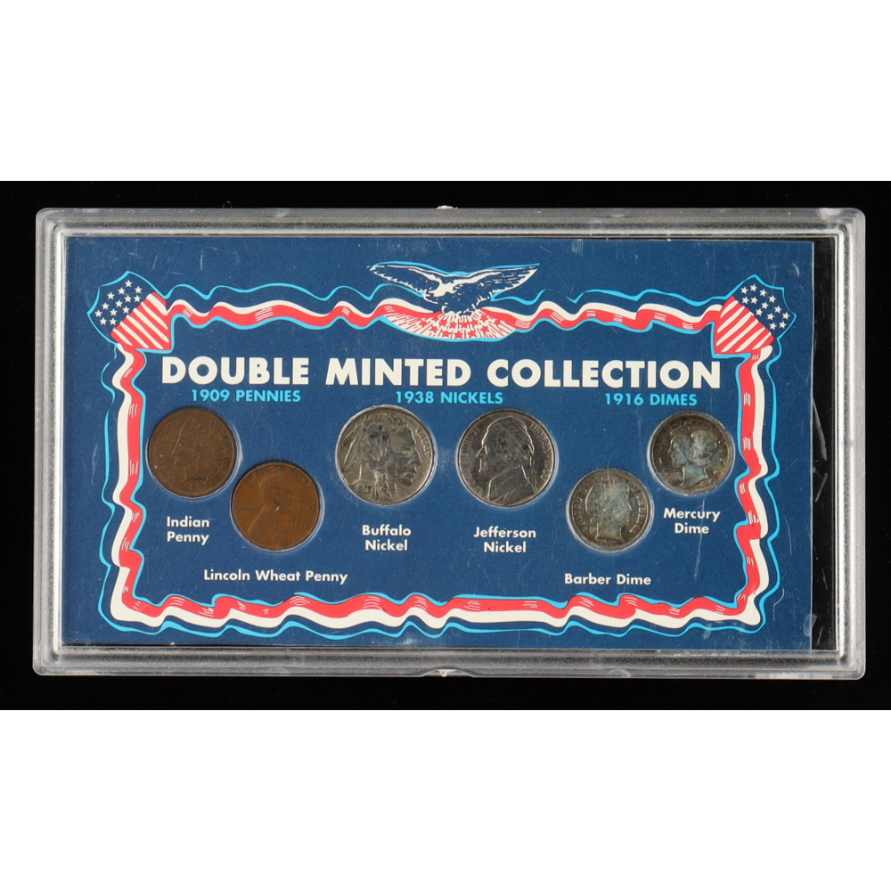 1909 - 1938 United States Double Minted Collection Set with (6