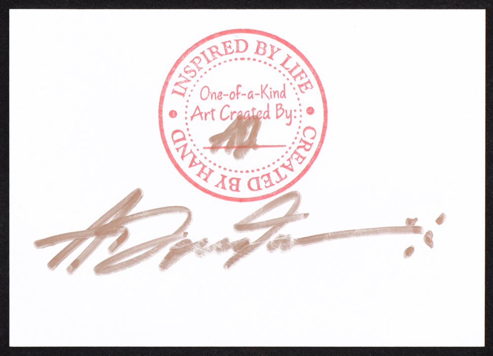 Michael Jackson | Anthony Douglas 1/1 Original Art Card at PristineAuction.com Michael Jackson | Anthony Douglas 1/1 Original Art Card at PristineAuction.com