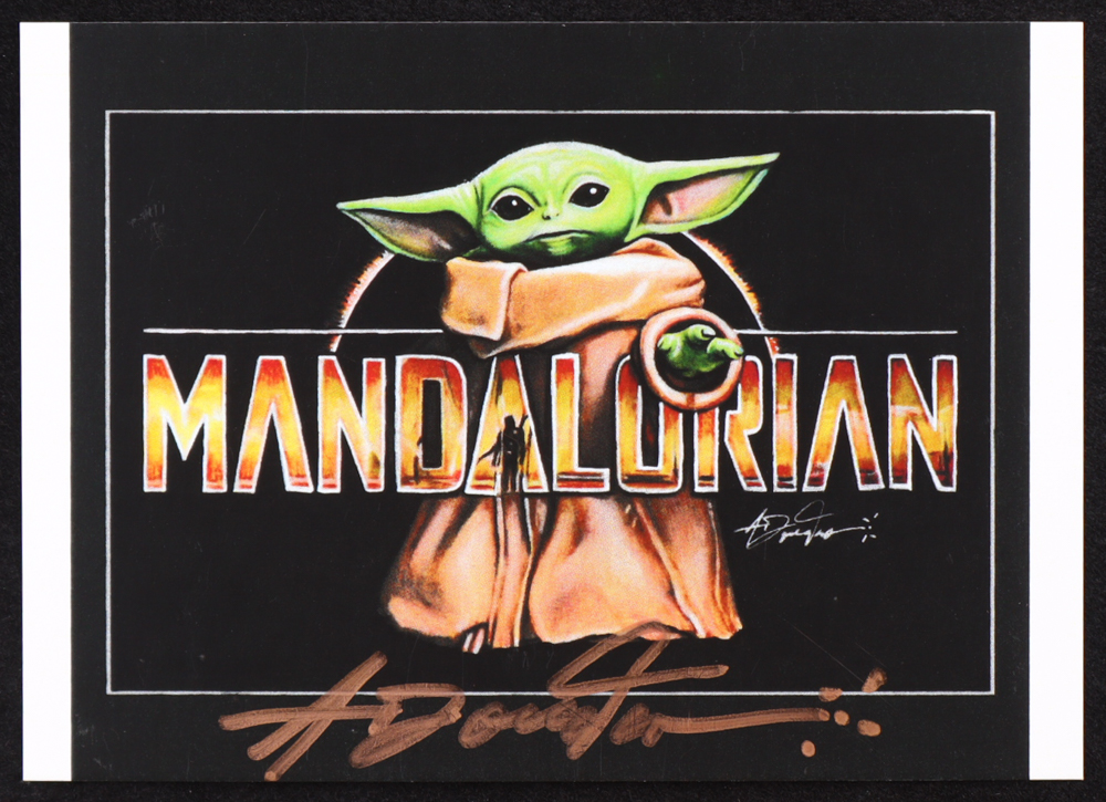 The Mandalorian | Anthony Douglas 1/1 Original Art Card at PristineAuction.com The Mandalorian | Anthony Douglas 1/1 Original Art Card at PristineAuction.com