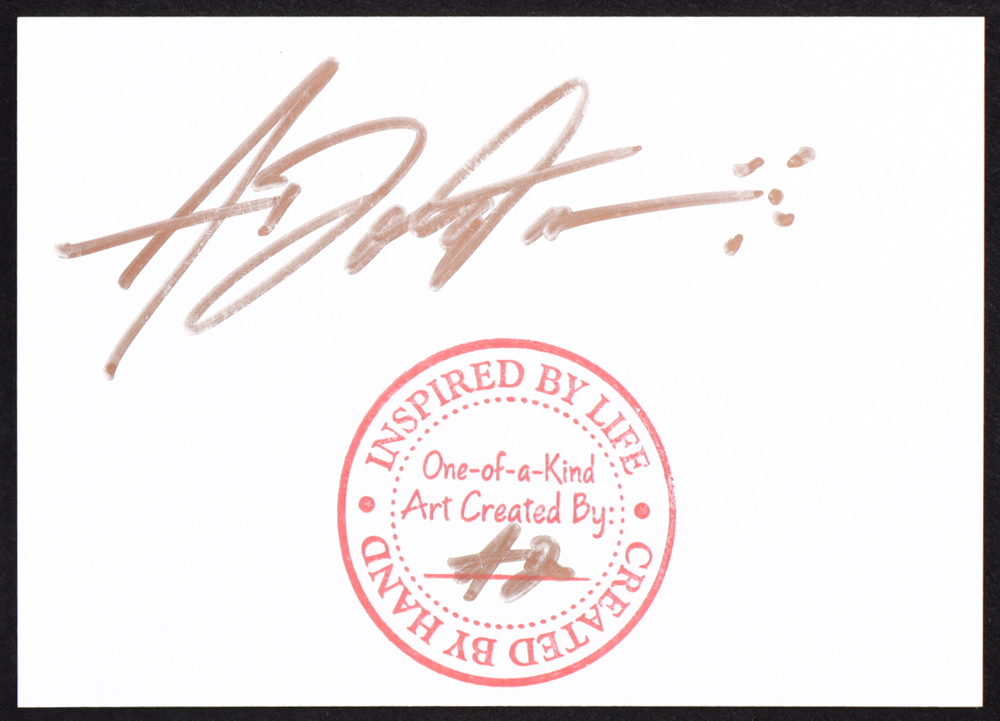 The Mandalorian | Anthony Douglas 1/1 Original Art Card at PristineAuction.com The Mandalorian | Anthony Douglas 1/1 Original Art Card at PristineAuction.com