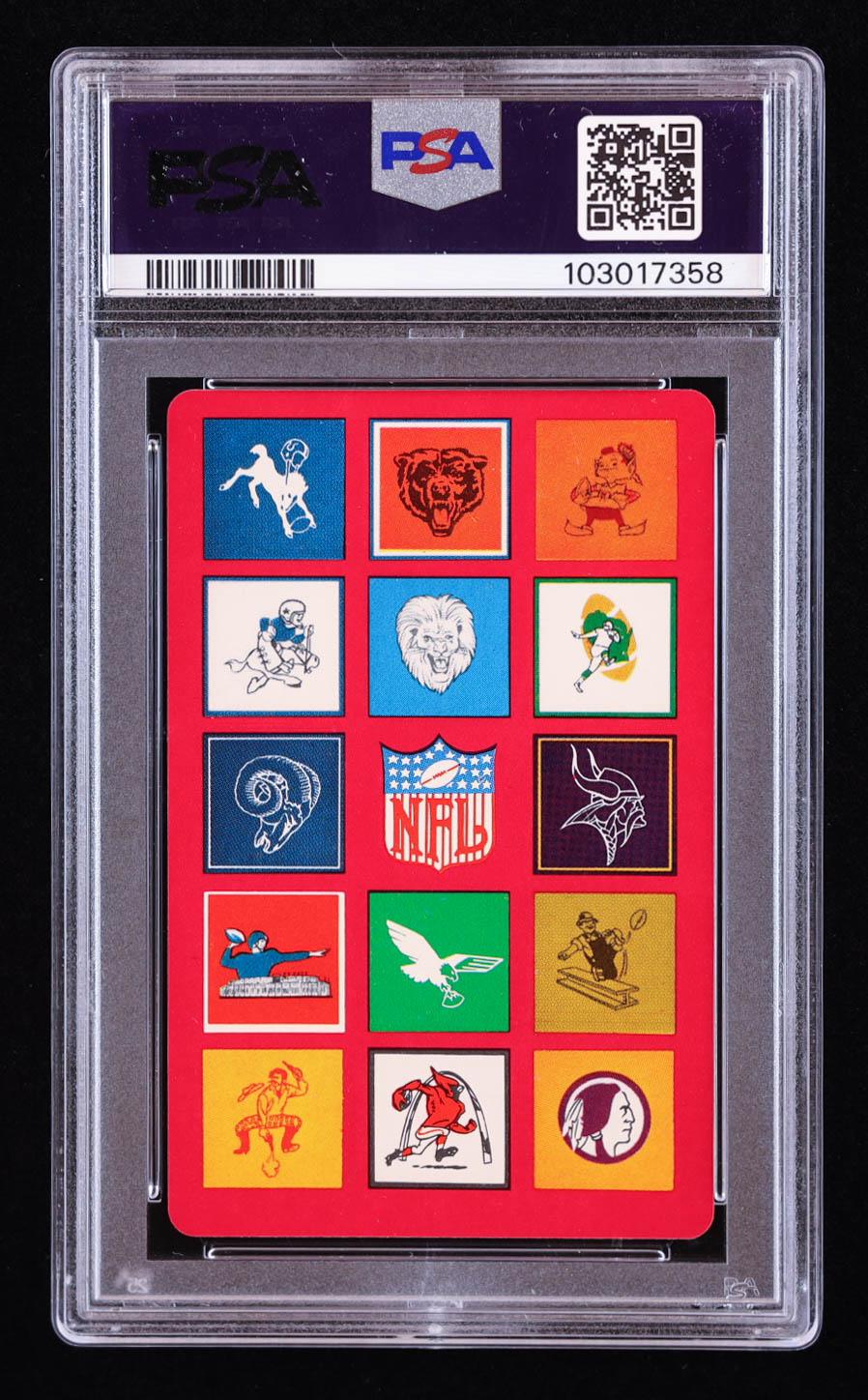 1963 Stancraft NFL Logo Playing Card (PSA 10) at PristineAuction.com 1963 Stancraft NFL Logo Playing Card (PSA 10) at PristineAuction.com