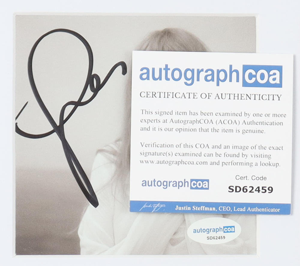 Taylor Swift Signed Custom Framed "The Tortured Poets Department" CD Album Insert Display With Disc (ACOA) at PristineAuction.com Taylor Swift Signed Custom Framed "The Tortured Poets Department" CD Album Insert Display With Disc (ACOA) at PristineAuction.com