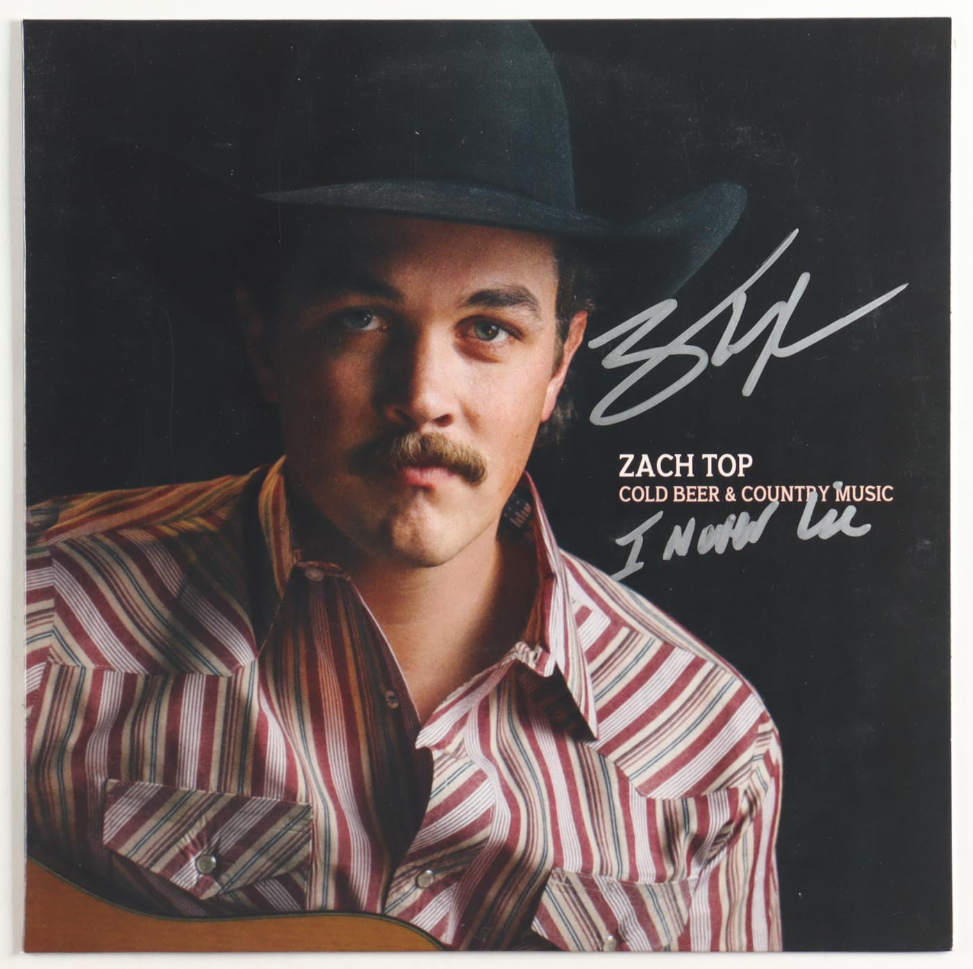 Zach Topp Signed "Cold Beer & Country Music" Vinyl Record Album Cover Inscribed "I Never Lie" (JSA) at PristineAuction.com Zach Topp Signed "Cold Beer & Country Music" Vinyl Record Album Cover Inscribed "I Never Lie" (JSA) at PristineAuction.com