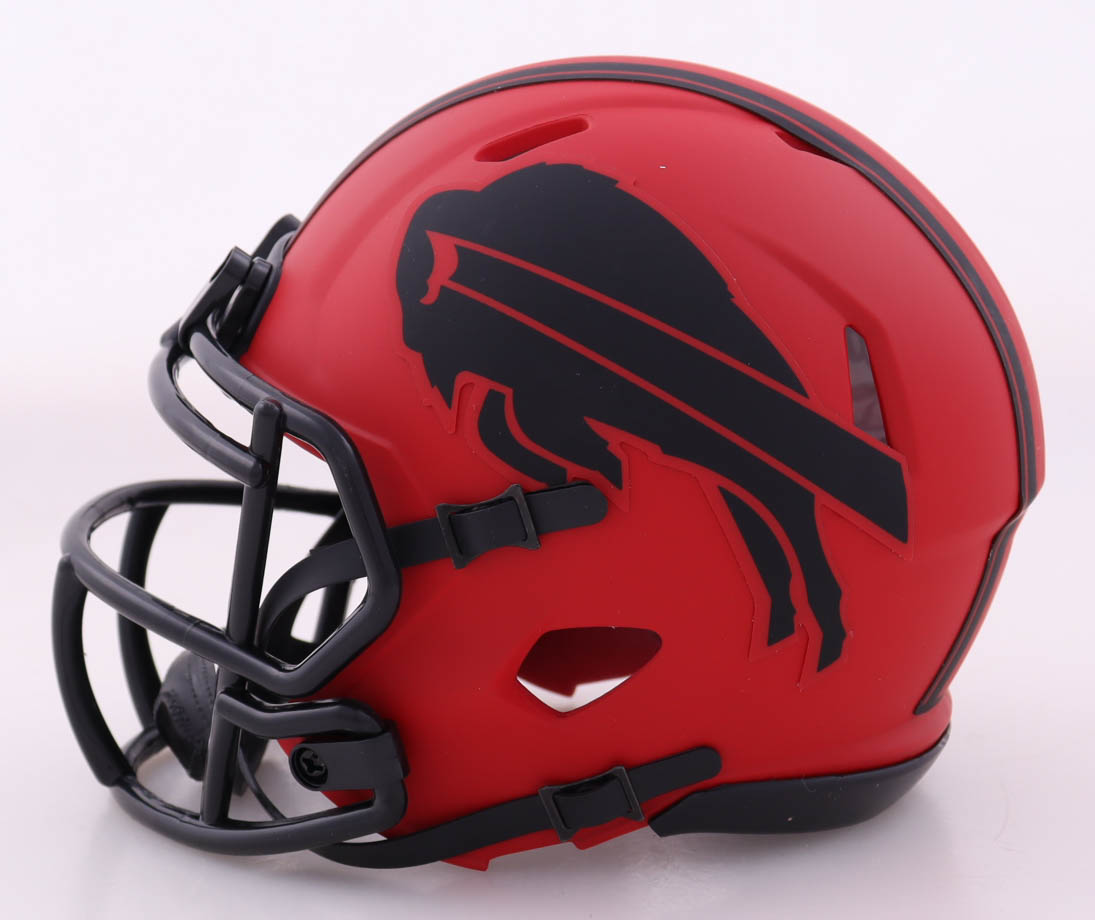 Damar Hamlin Signed Bills Rave Alternate Speed Mini Helmet (PIA ...