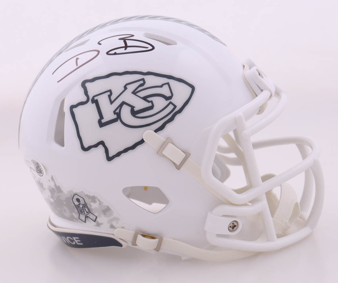 Dwayne Bowe Signed Chiefs Salute To Service Alternate Speed Mini Helmet (JSA) at PristineAuction.com Dwayne Bowe Signed Chiefs Salute To Service Alternate Speed Mini Helmet (JSA) at PristineAuction.com