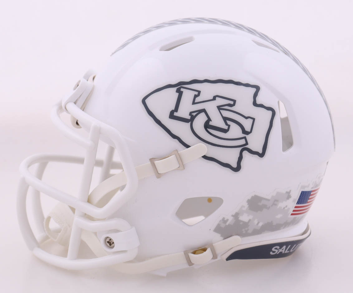 Dwayne Bowe Signed Chiefs Salute To Service Alternate Speed Mini Helmet (JSA) at PristineAuction.com Dwayne Bowe Signed Chiefs Salute To Service Alternate Speed Mini Helmet (JSA) at PristineAuction.com