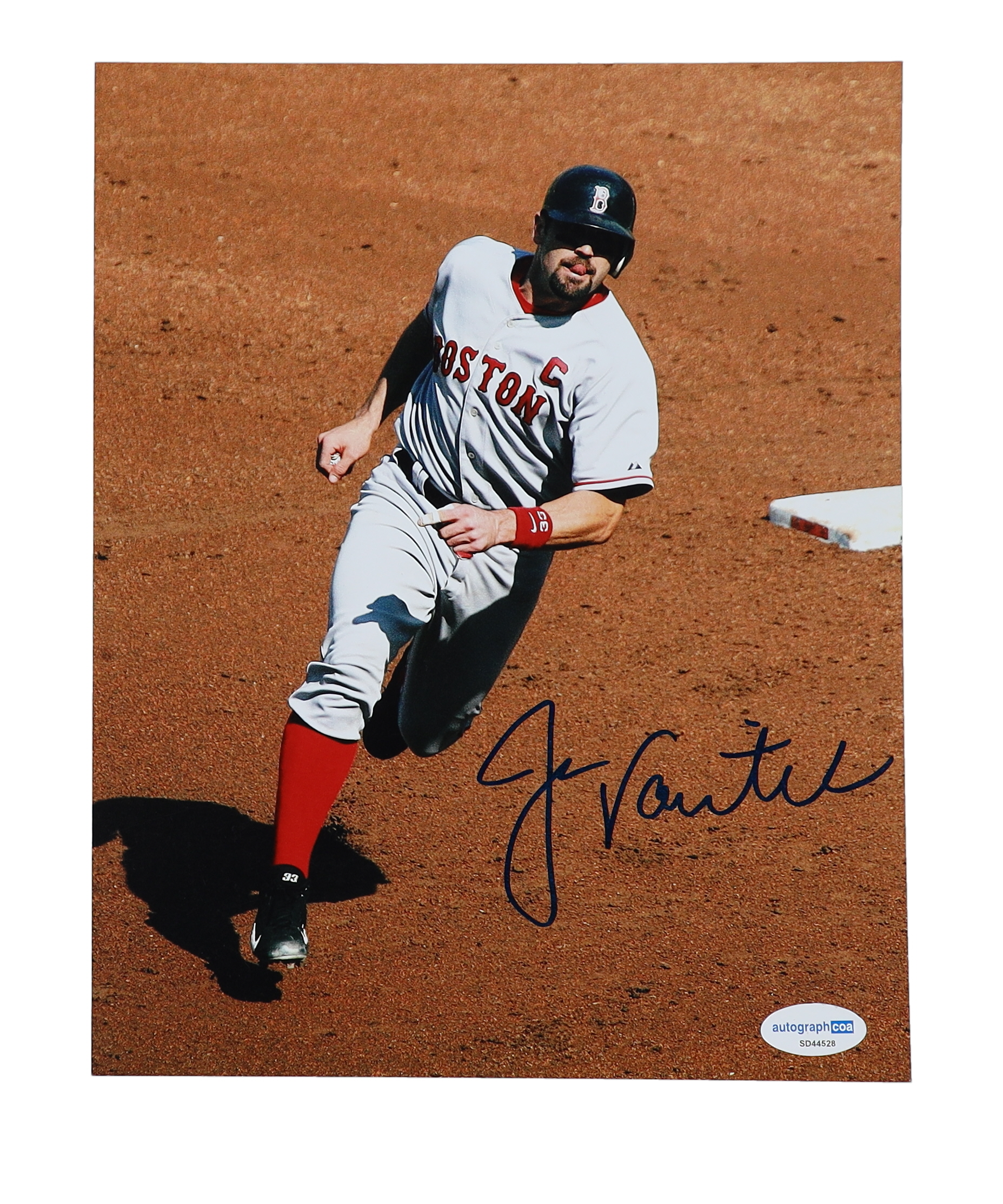 Jason Varitek Signed Red Sox 8x10 Photo (AutographCOA) at PristineAuction.com Jason Varitek Signed Red Sox 8x10 Photo (AutographCOA) at PristineAuction.com