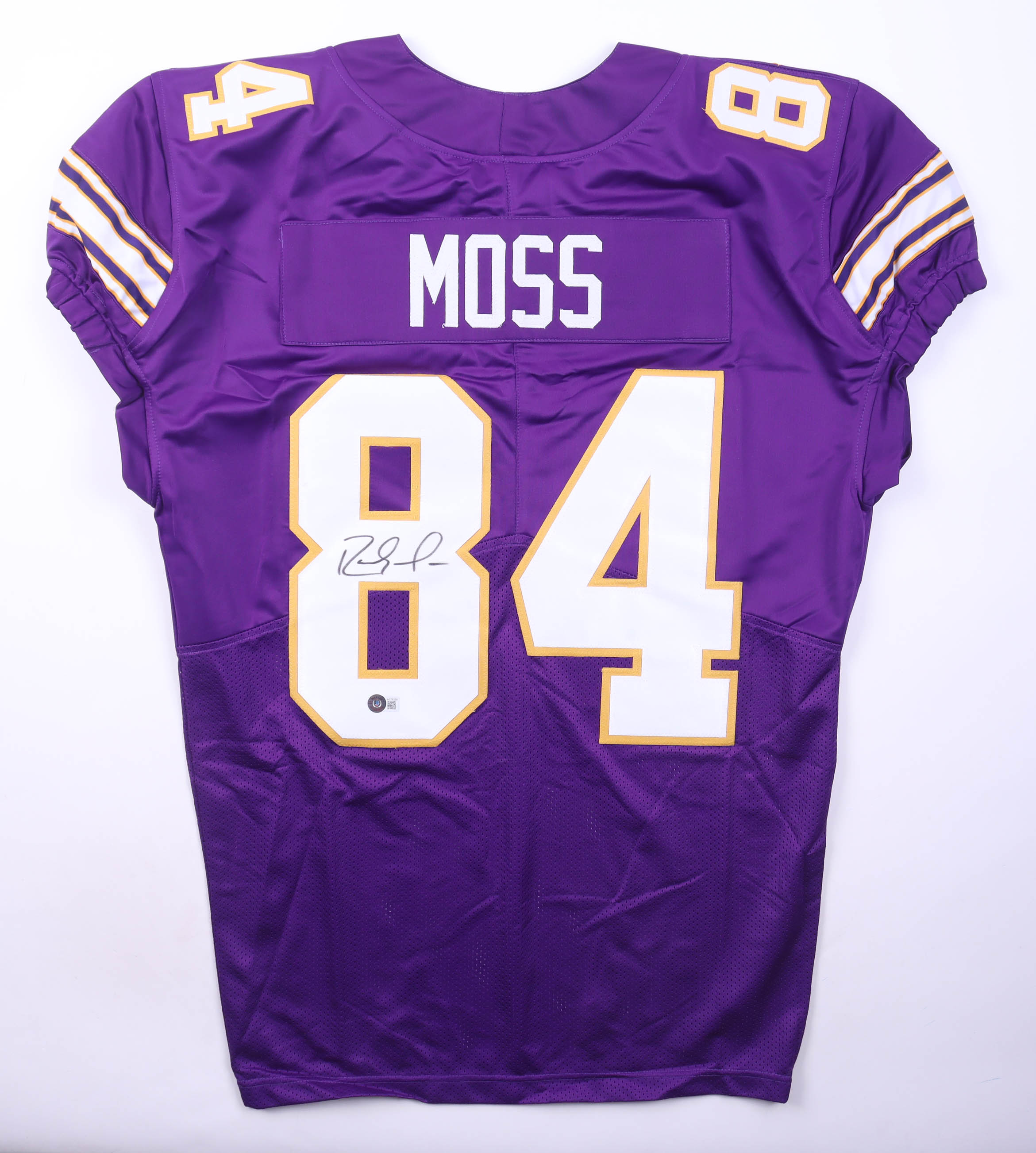 Randy Moss Signed Jersey (Beckett) at PristineAuction.com Randy Moss Signed Jersey (Beckett) at PristineAuction.com