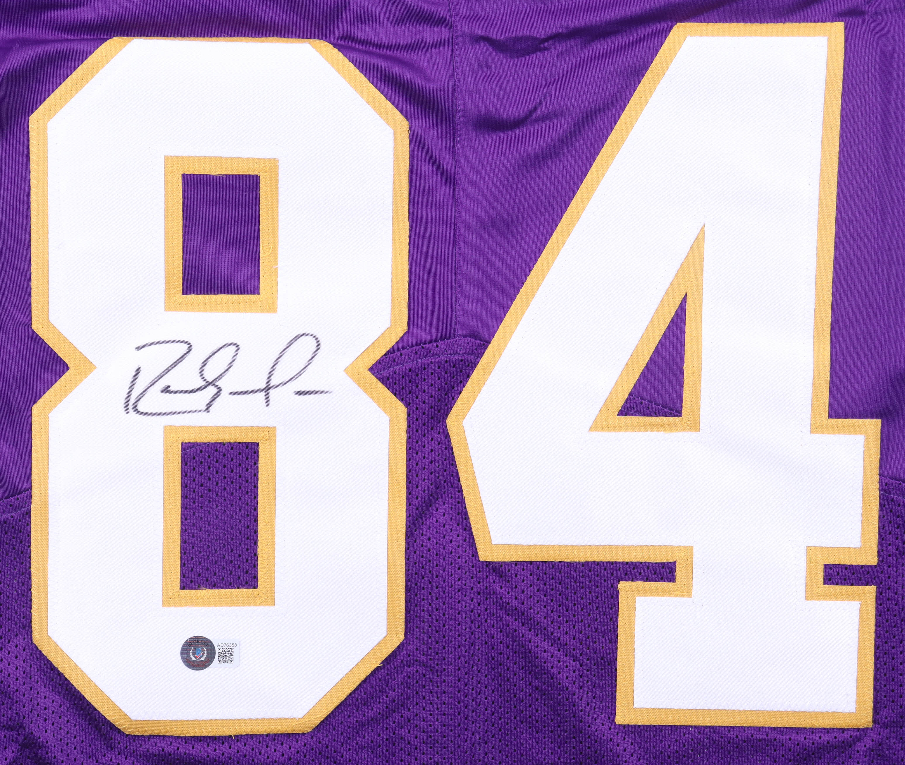 Randy Moss Signed Jersey (Beckett) at PristineAuction.com Randy Moss Signed Jersey (Beckett) at PristineAuction.com
