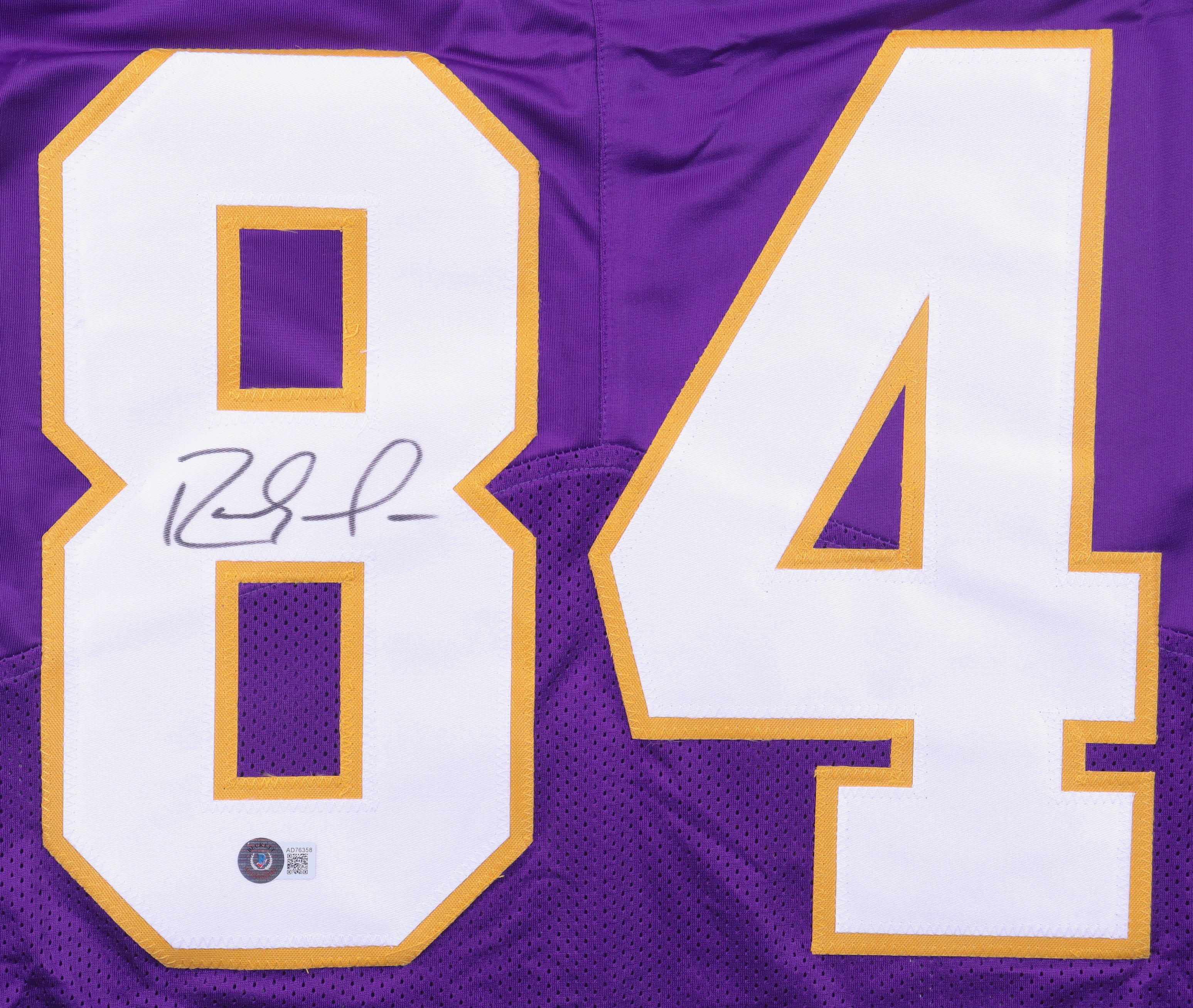 Randy Moss Signed Jersey (Beckett) at PristineAuction.com Randy Moss Signed Jersey (Beckett) at PristineAuction.com