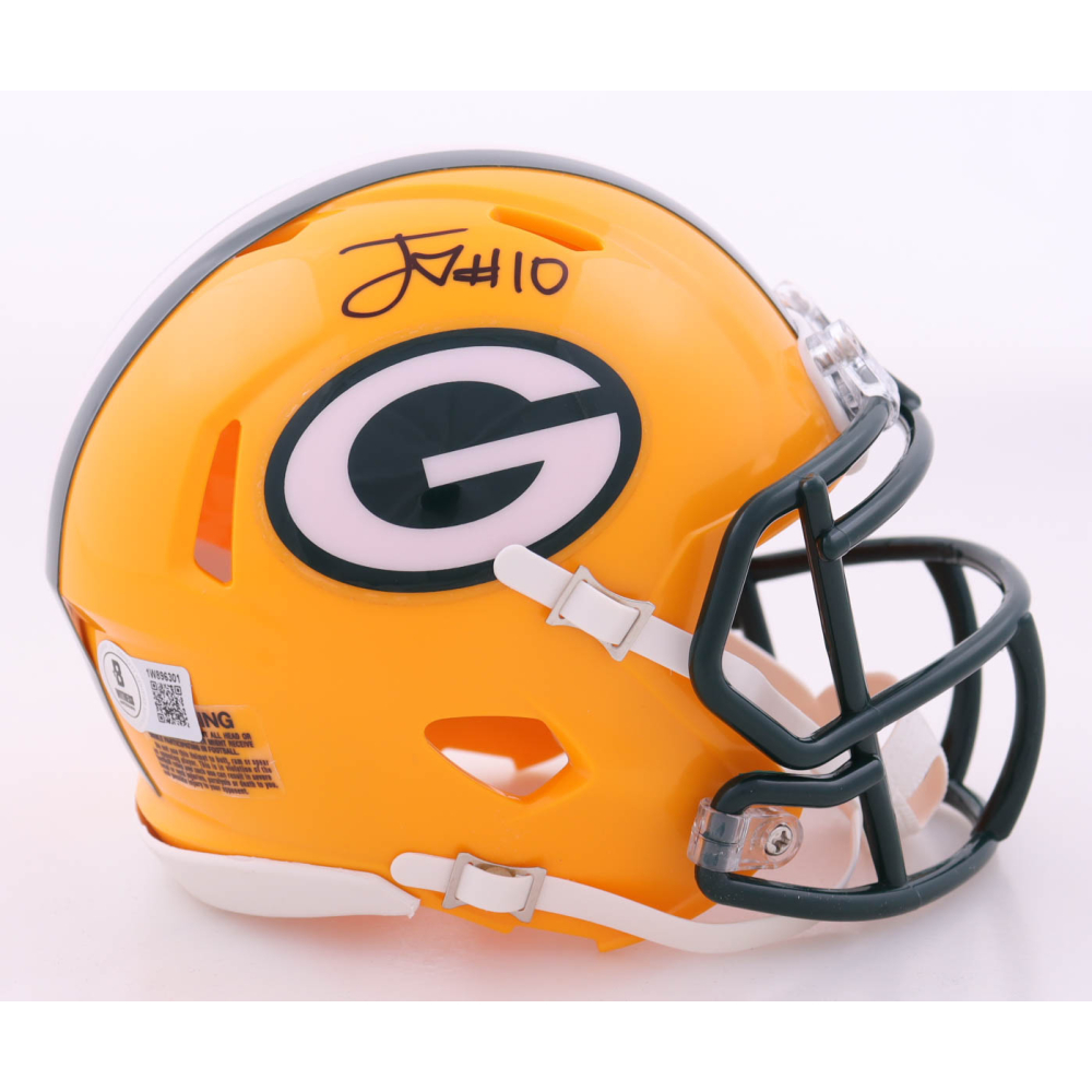 Jordan Love Signed Packers Speed Mini Helmet (Beckett) at PristineAuction.com