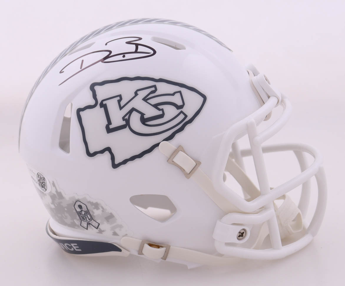 Dwayne Bowe Signed Chiefs Salute To Service Alternate Speed Mini Helmet (JSA) at PristineAuction.com Dwayne Bowe Signed Chiefs Salute To Service Alternate Speed Mini Helmet (JSA) at PristineAuction.com