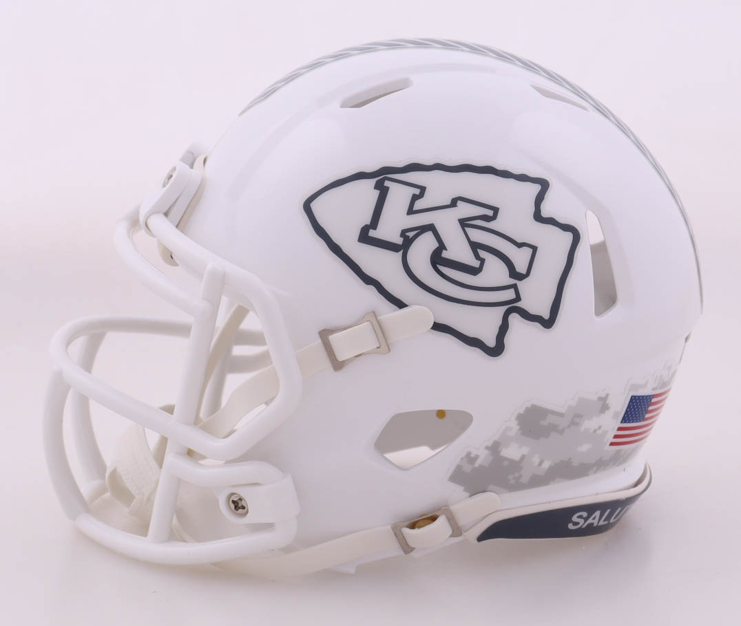 Dwayne Bowe Signed Chiefs Salute To Service Alternate Speed Mini Helmet (JSA) at PristineAuction.com Dwayne Bowe Signed Chiefs Salute To Service Alternate Speed Mini Helmet (JSA) at PristineAuction.com