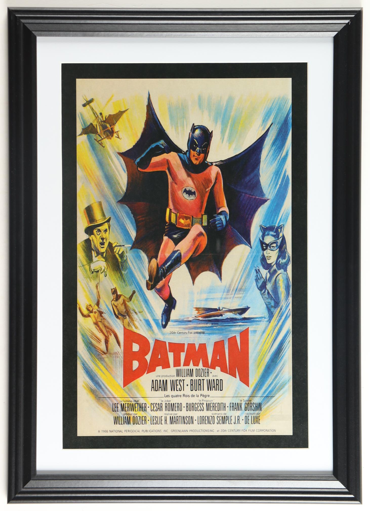 1966 "Batman" Custom Framed Print Display Pristine Auction — free download