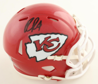 Rashee Rice Signed Chiefs Speed Mini Helmet (Beckett) at PristineAuction.com