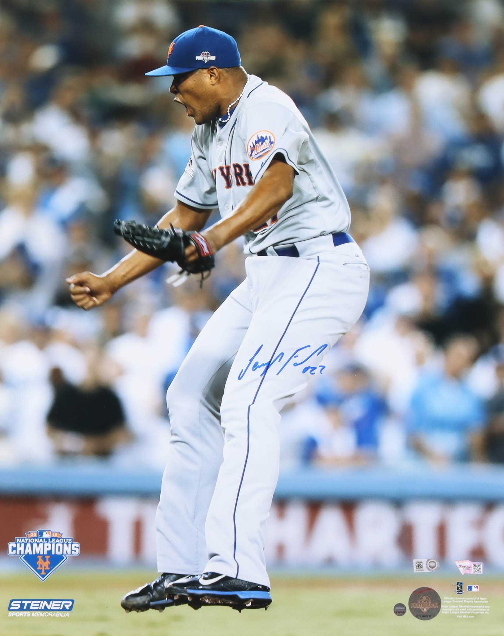 Jeurys Familia Signed Mets 16x20 Photo (Fanatics, MLB, & Steiner) at PristineAuction.com Jeurys Familia Signed Mets 16x20 Photo (Fanatics, MLB, & Steiner) at PristineAuction.com