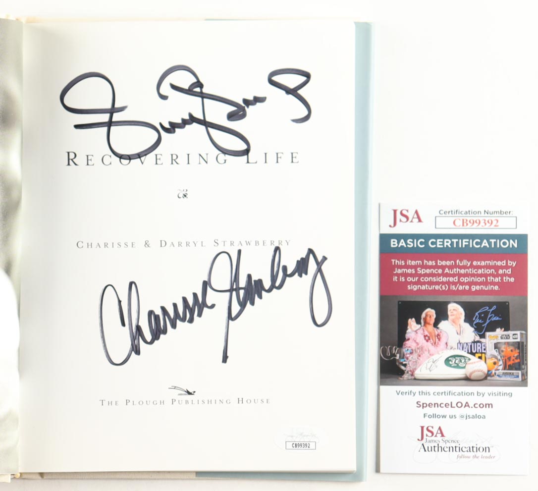 Darryl Strawberry & Charisse Strawberry Signed "Recovering Life" Hardcover Book (JSA) at PristineAuction.com Darryl Strawberry & Charisse Strawberry Signed "Recovering Life" Hardcover Book (JSA) at PristineAuction.com
