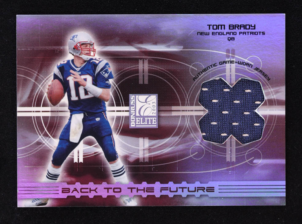 Tom Brady 2003 Donruss Elite Back to the Future Threads #BF11 #115/250 at PristineAuction.com Tom Brady 2003 Donruss Elite Back to the Future Threads #BF11 #115/250 at PristineAuction.com
