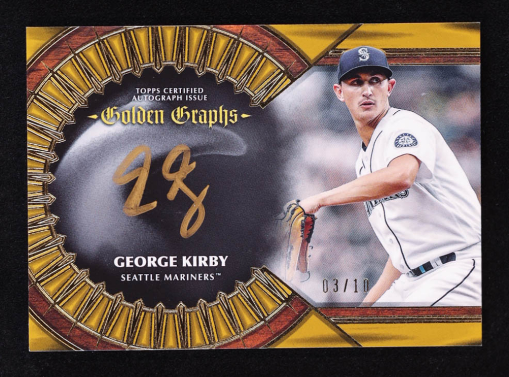 George Kirby 2023 Topps Five Star Golden Graphs Gold #GGGK #3/10