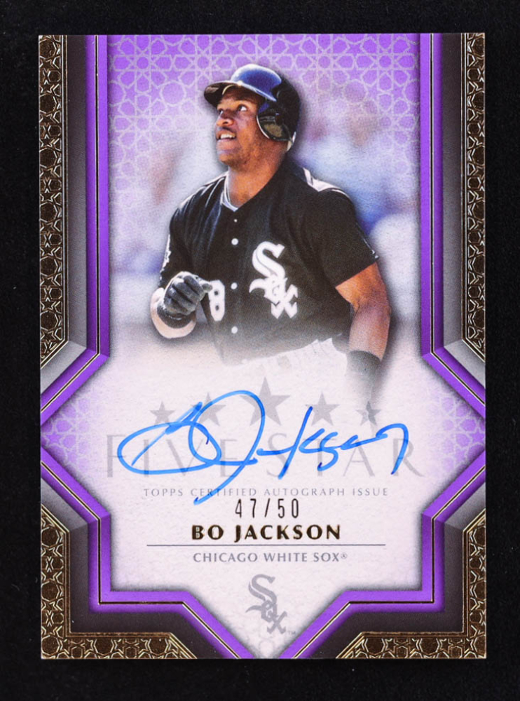 Bo Jackson 2023 Topps Five Star Autographs Purple #FSABJN #47/50