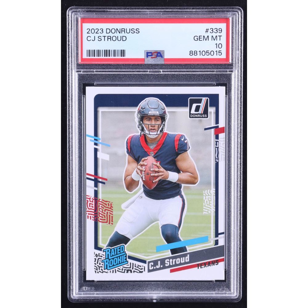 CJ Stroud 2023 Donruss #339 RR RC (PSA 10) at PristineAuction.com