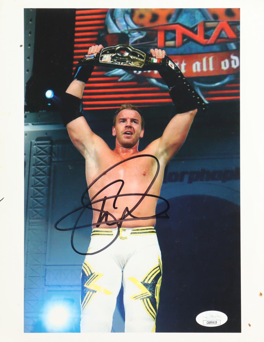 Christian Cage Signed AEW 8.5x11 Photo (JSA) at PristineAuction.com Christian Cage Signed AEW 8.5x11 Photo (JSA) at PristineAuction.com