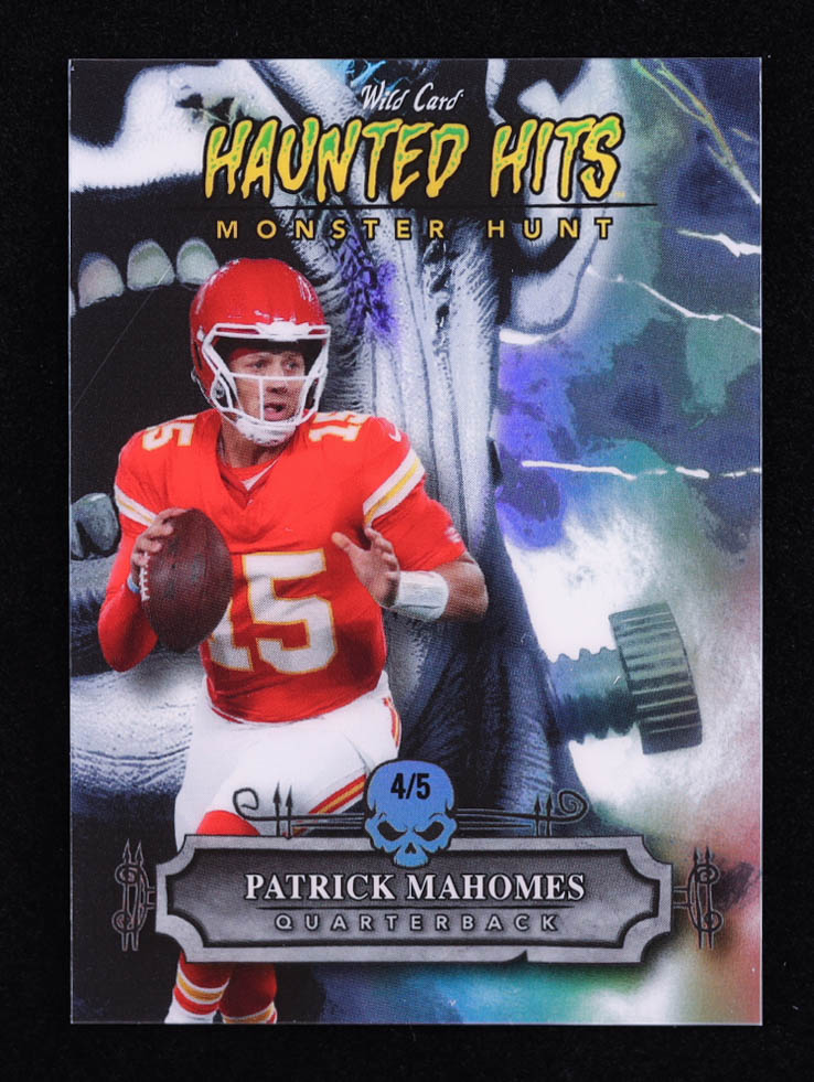 Patrick Mahomes II 2024 Wild Card Haunted Hits Monster Hunt Frankenstein #HHFPM #4/5 at PristineAuction.com Patrick Mahomes II 2024 Wild Card Haunted Hits Monster Hunt Frankenstein #HHFPM #4/5 at PristineAuction.com