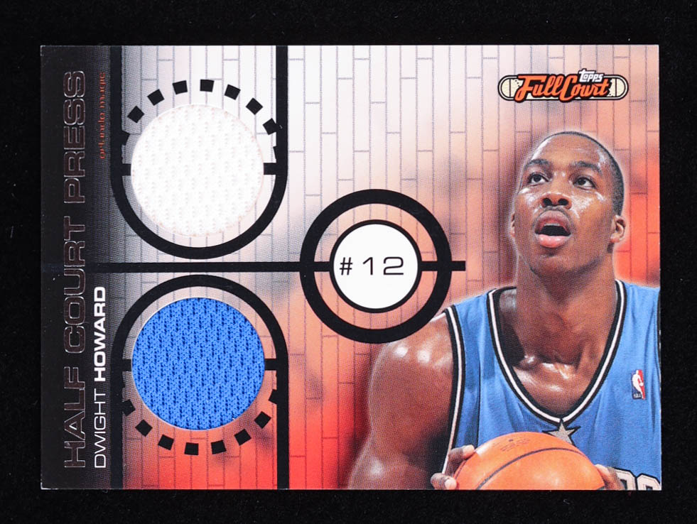 Dwight Howard 2006-07 Topps Full Court Half Court Press Relics Duals #HCP12 #88/99 at PristineAuction.com Dwight Howard 2006-07 Topps Full Court Half Court Press Relics Duals #HCP12 #88/99 at PristineAuction.com