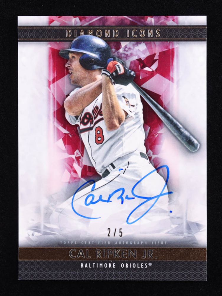 Cal Ripken Jr. 2019 Topps Diamond Icons Autographs Red #ACCR #2/5
