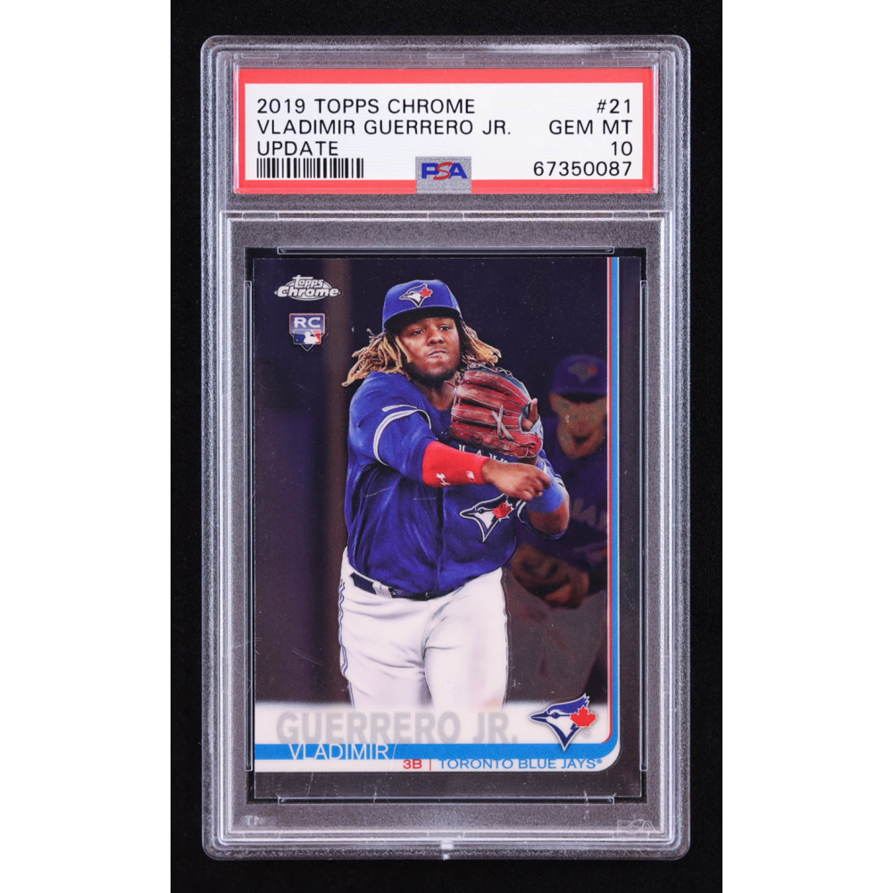 Vladimir Guerrero Jr. 2019 Topps Chrome Update #21 RC (PSA 10) at PristineAuction.com