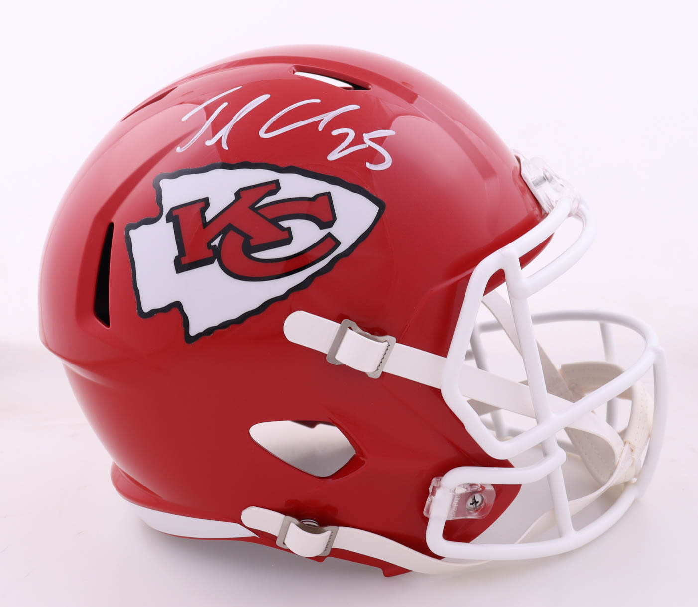 Jamaal Charles Signed Chiefs Full-Size Speed Helmet (Beckett) at PristineAuction.com Jamaal Charles Signed Chiefs Full-Size Speed Helmet (Beckett) at PristineAuction.com