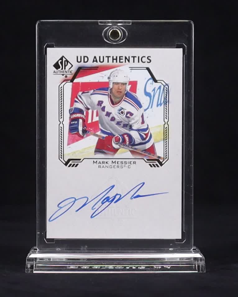 Mark Messier 2021-22 SP Authentic UD Authentics Autographs #UDAME at PristineAuction.com