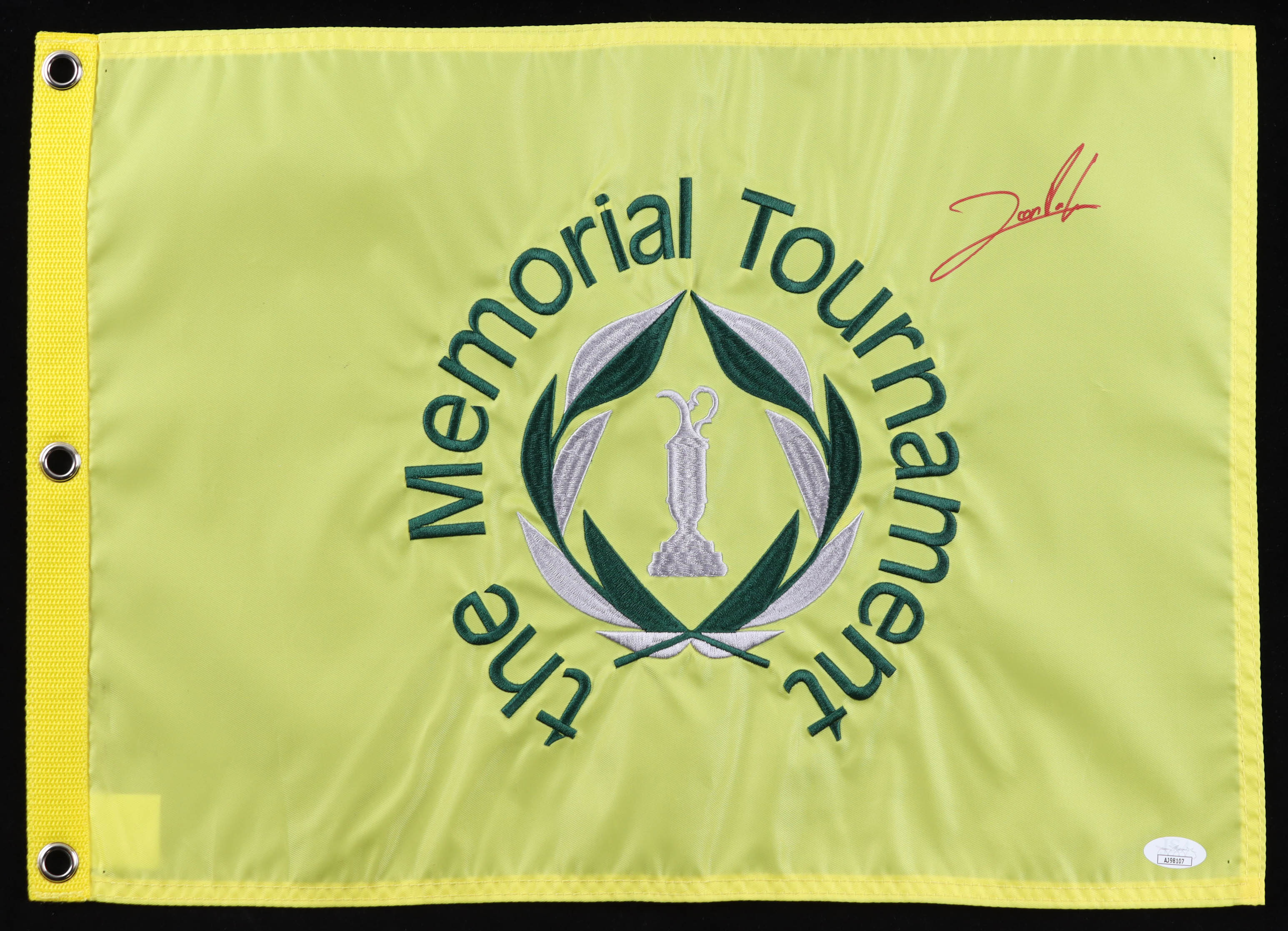 Jon Rahm Signed The Memorial Tournament Golf Pin Flag (JSA) at PristineAuction.com Jon Rahm Signed The Memorial Tournament Golf Pin Flag (JSA) at PristineAuction.com