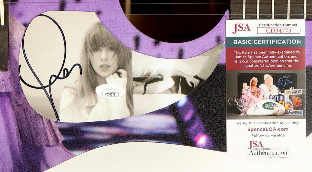 Taylor Swift Signed 40" Acoustic Guitar (JSA) at PristineAuction.com Taylor Swift Signed 40" Acoustic Guitar (JSA) at PristineAuction.com