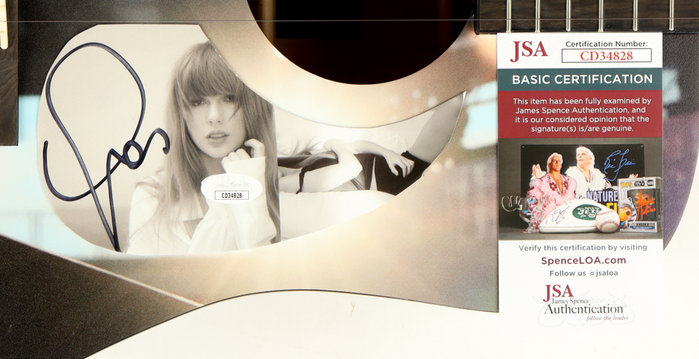 Taylor Swift Signed 40" Acoustic Guitar (JSA) at PristineAuction.com Taylor Swift Signed 40" Acoustic Guitar (JSA) at PristineAuction.com