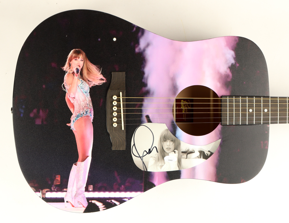 Taylor Swift Signed 40" Acoustic Guitar (JSA) at PristineAuction.com Taylor Swift Signed 40" Acoustic Guitar (JSA) at PristineAuction.com