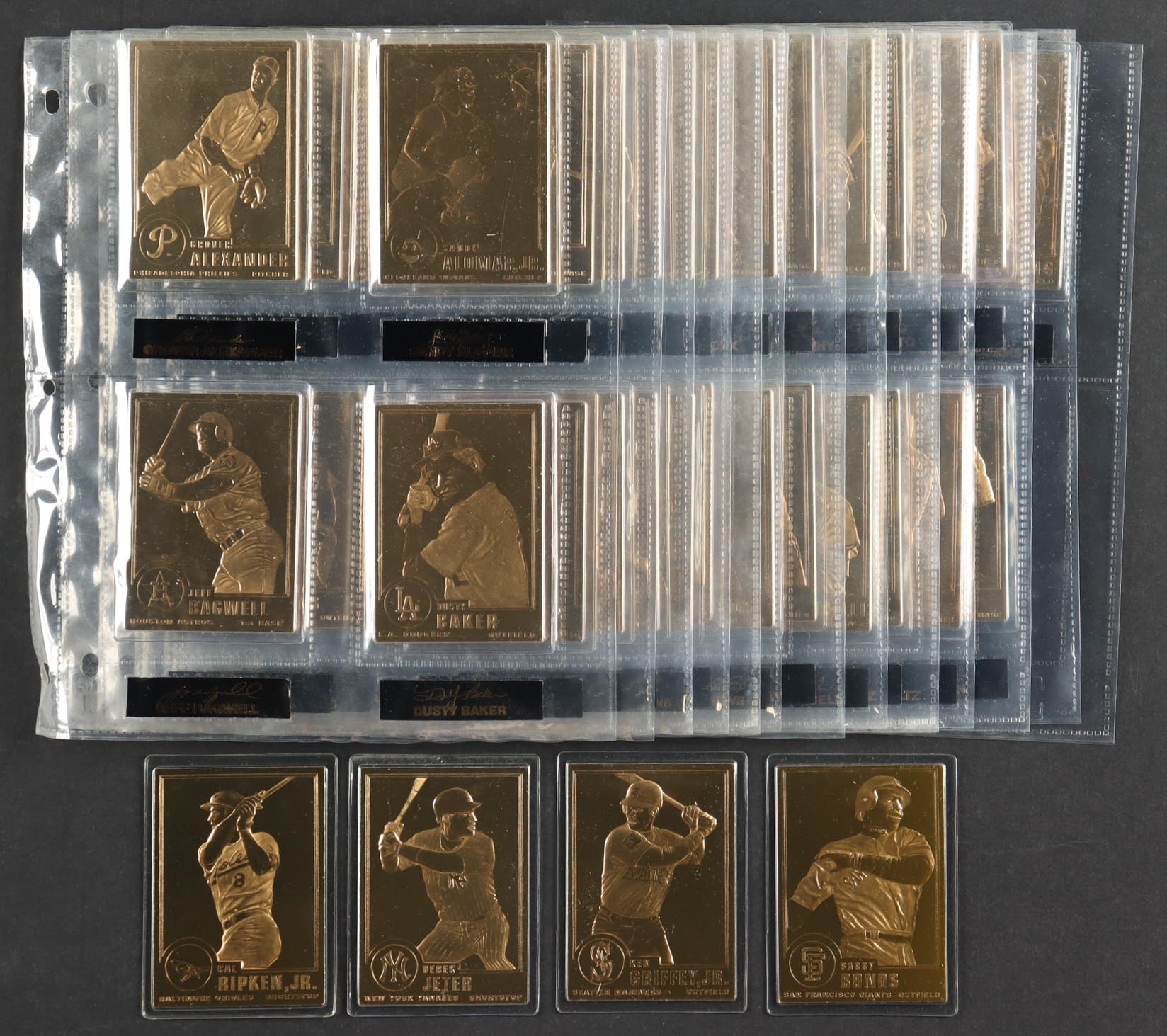 Complete Set of (50) Danbury Mint 22kt Gold Baseball Cards With Presentation Binder at PristineAuction.com Complete Set of (50) Danbury Mint 22kt Gold Baseball Cards With Presentation Binder at PristineAuction.com