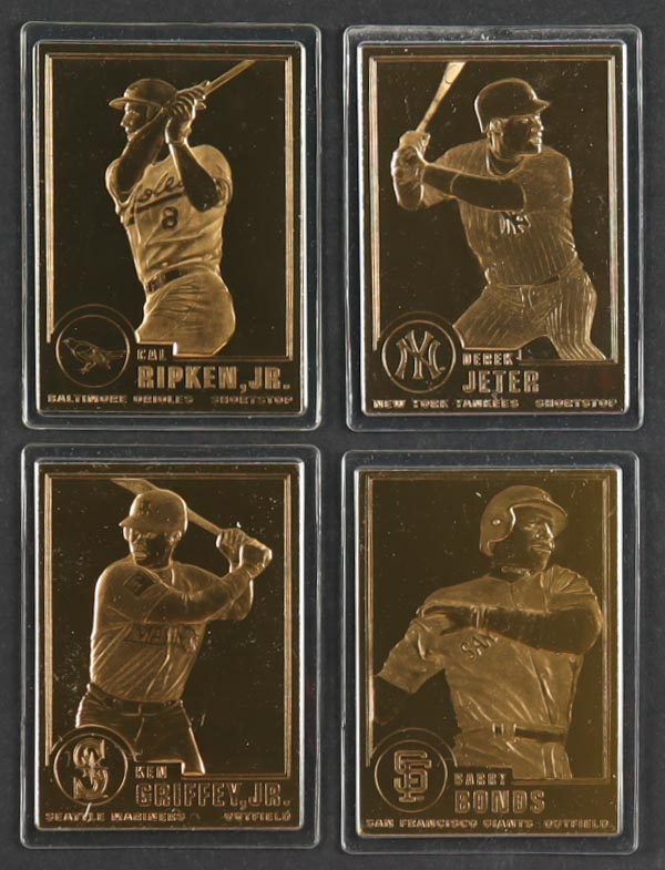 Complete Set of (50) Danbury Mint 22kt Gold Baseball Cards With Presentation Binder at PristineAuction.com Complete Set of (50) Danbury Mint 22kt Gold Baseball Cards With Presentation Binder at PristineAuction.com