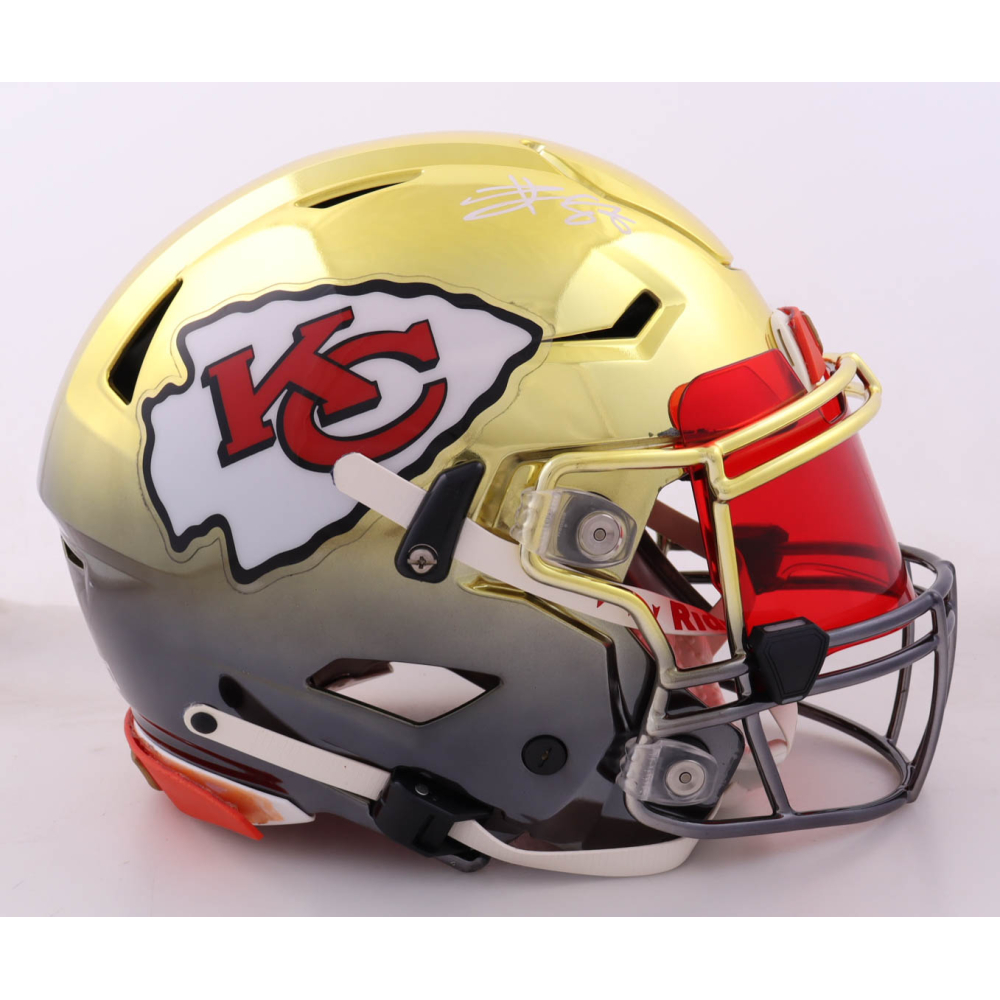 Travis Kelce Signed Chiefs Full-Size Authentic On-Field Custom ...