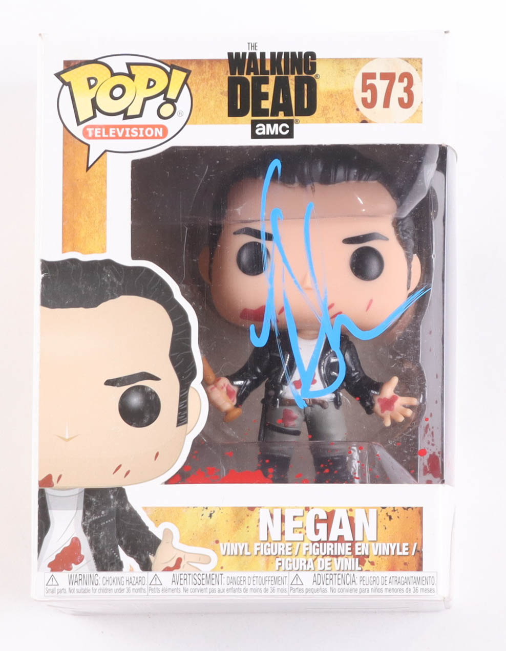 Jeffrey Dean Morgan Signed "The Walking Dead" #573 Negan Funko Pop! Vinyl Figure (AutographCOA) at PristineAuction.com Jeffrey Dean Morgan Signed "The Walking Dead" #573 Negan Funko Pop! Vinyl Figure (AutographCOA) at PristineAuction.com