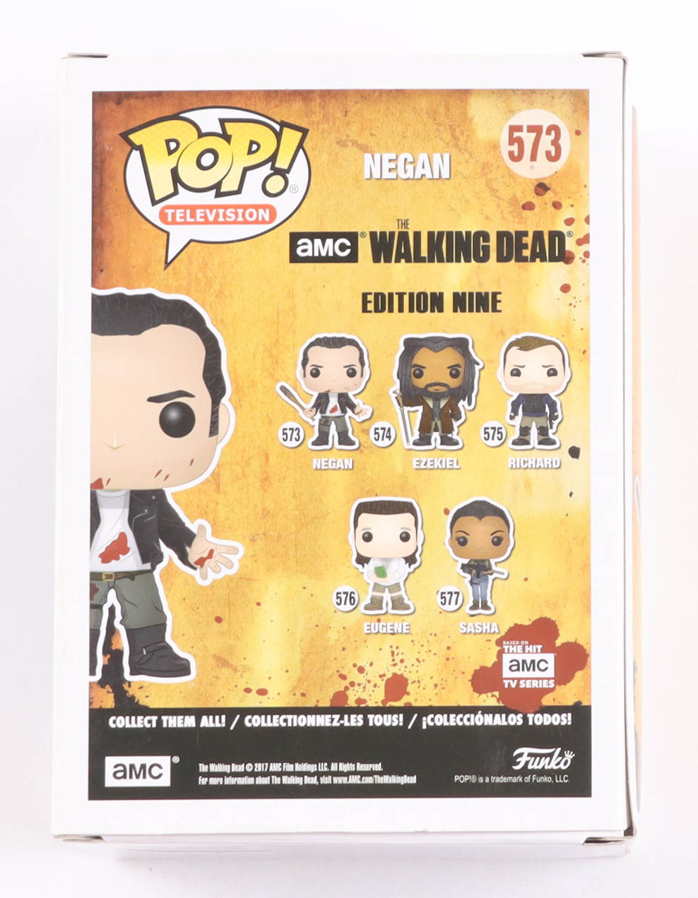 Jeffrey Dean Morgan Signed "The Walking Dead" #573 Negan Funko Pop! Vinyl Figure (AutographCOA) at PristineAuction.com Jeffrey Dean Morgan Signed "The Walking Dead" #573 Negan Funko Pop! Vinyl Figure (AutographCOA) at PristineAuction.com