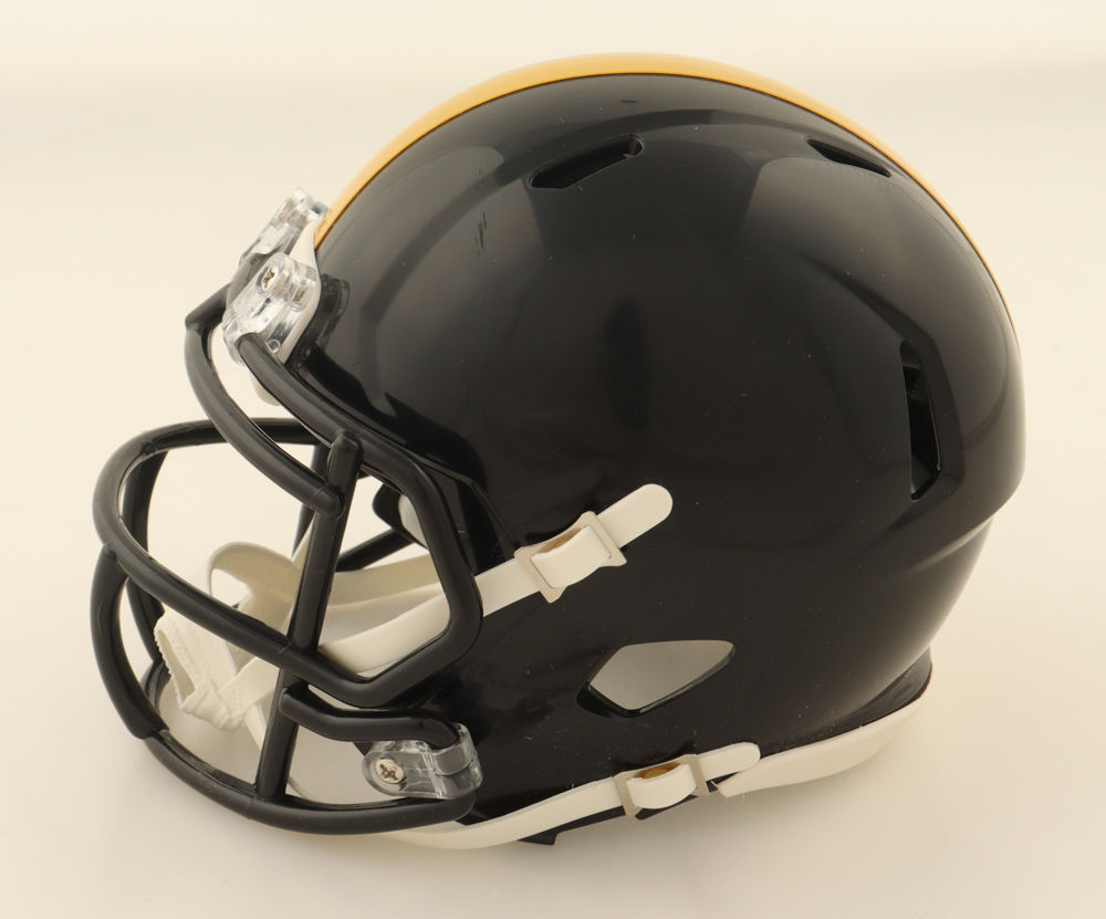 Payton Wilson Signed Steelers Speed Mini Helmet (TSE) at PristineAuction.com Payton Wilson Signed Steelers Speed Mini Helmet (TSE) at PristineAuction.com