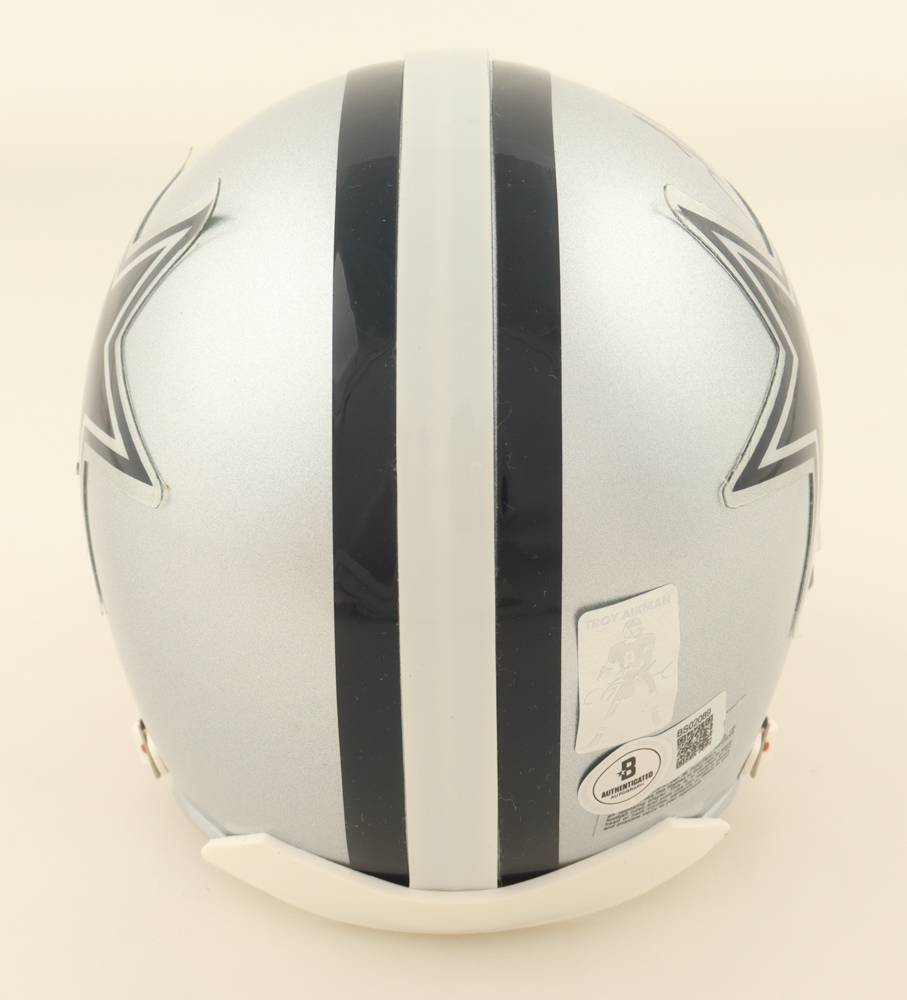 Troy Aikman Signed Cowboys Mini Helmet (Beckett & Aikman) at PristineAuction.com Troy Aikman Signed Cowboys Mini Helmet (Beckett & Aikman) at PristineAuction.com