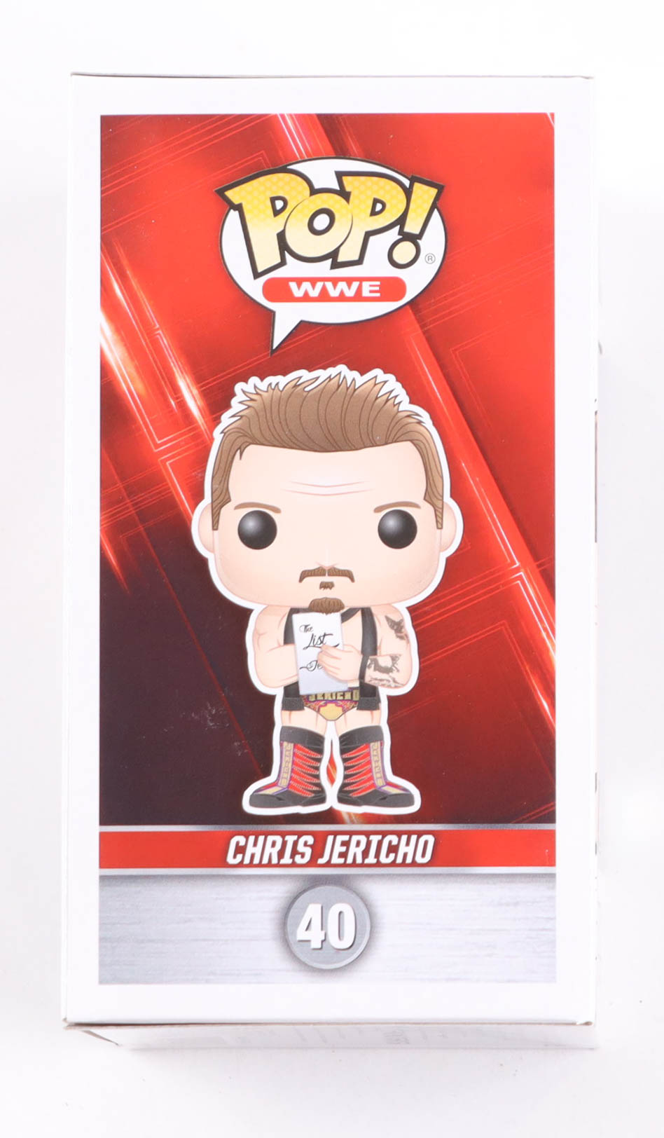 Chris Jericho Signed "WWE" #40 Funko Pop! Vinyl Figure (JSA) at PristineAuction.com Chris Jericho Signed "WWE" #40 Funko Pop! Vinyl Figure (JSA) at PristineAuction.com